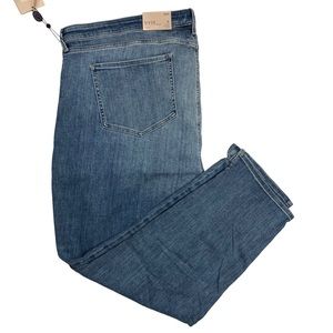 NYDJ Ami Skinny Ankle Jeans with Side Slits Sz 26W